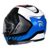 Kask motocyklowy szczękowy HJC RPHA 91 Rafino biały/niebieski/czerwony