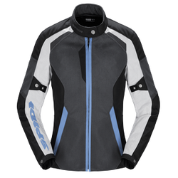 Kurtka motocyklowa damska SPIDI TEK NET LADY GRAY/WHITE/PROVENCE szary biały niebieski