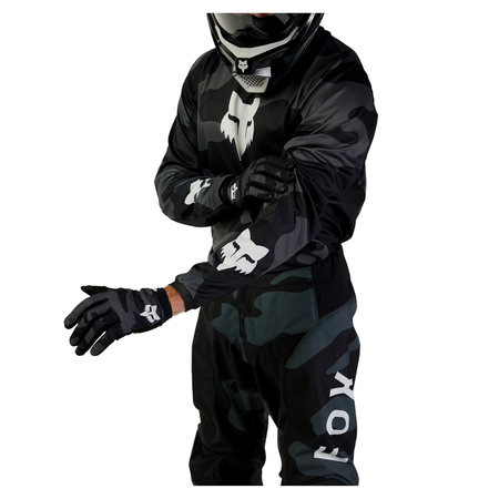 Bluza koszulka motocyklowa rowerowa cross offroad mtb FOX 180 Bnkr czarny Camo