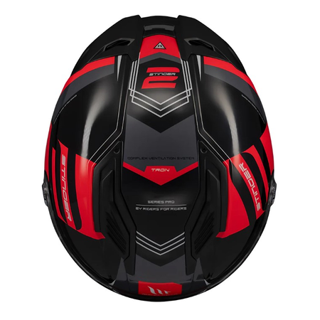 Kask motocyklowy MT STINGER 2 TRON BLACK/GREY/RED