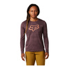 Koszulka na rower damska FOX LADY RANGER TRU DRI DARK MAROON bordowy