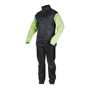 Kombinezon przeciwdeszczowy motocyklowy odblaskowy Rebelhorn RAIN czarny-żółty fluo unisex