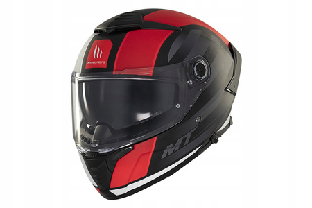 Kask motocyklowy MT THUNDER 4 SV THREADS MATT RED czerwony czarny