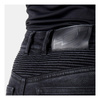 Damskie jeansy motocyklowe OZONE AGNESS II czarny sprany