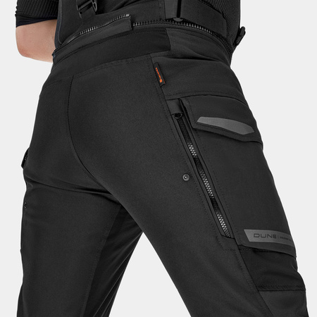 Spodnie motocyklowe SHIMA DUNE BLACK czarny