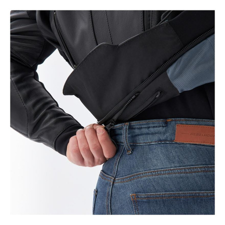 Jeansy motocyklowe Rebelhorn NOMAD TAPERED FIT niebieski