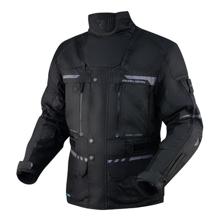 Kurtka motocyklowa tekstylna turystyczna Rebelhorn CUBBY IV czarny