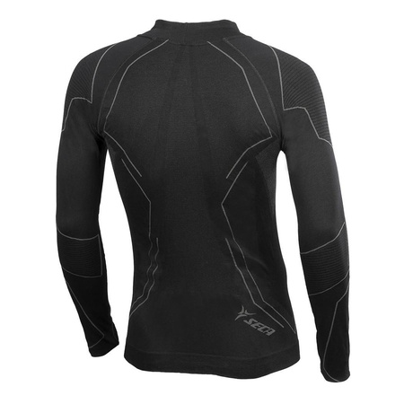 Bluza termoaktywna SECA S-COOL czarny biały