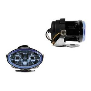 LAMPA Felix, Zaawansowany technologiczny wielopowierzchniowy reflektor, niebieska soczewka, białe światło