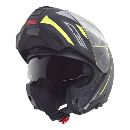 Kask motocyklowy SCHUBERTH C5 ECE OMEGA YELLOW czarny żółty fluo