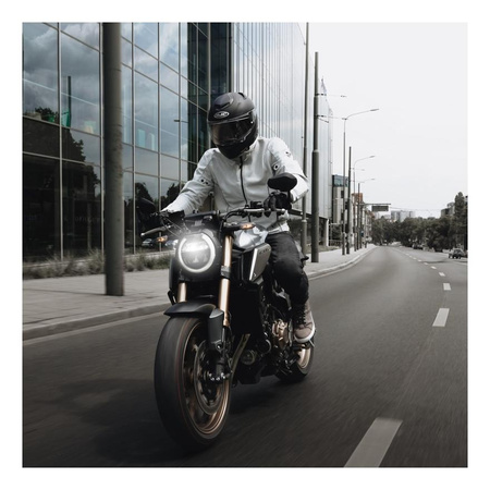 Kurtka motocyklowa tekstylna miejska Rebelhorn WAVE szary