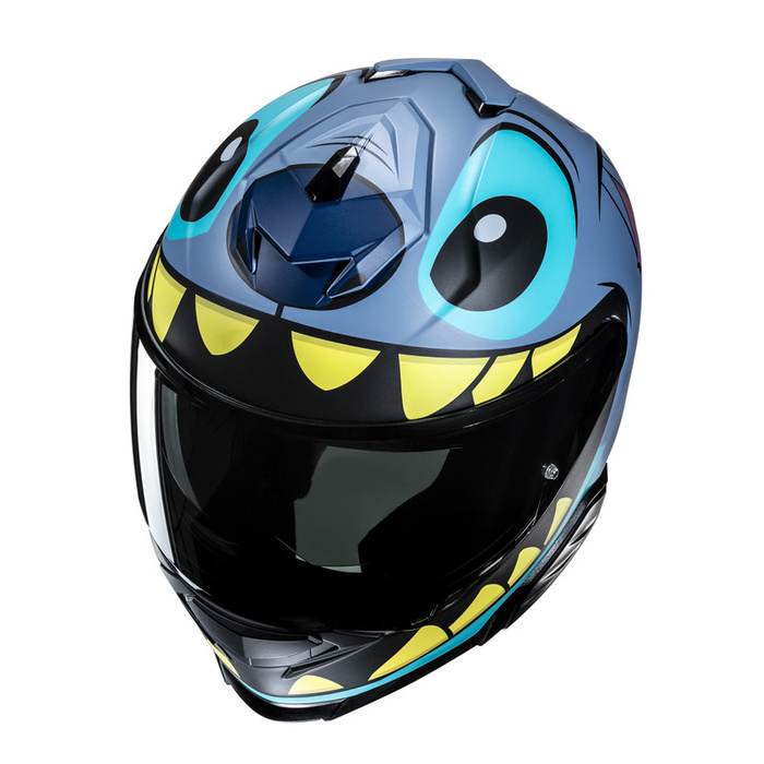 Kask motocyklowy HJC I71 Stitch Disney niebieski