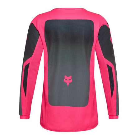 Bluza cross dziecięca FOX JUNIOR GIRLS 180 SHIELD BLACK/PINK czarny różowy