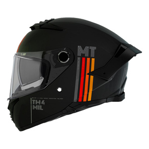 Kask motocyklowy MT THUNDER 4 SV MIL MATT BLACK czarny czerwony żółty