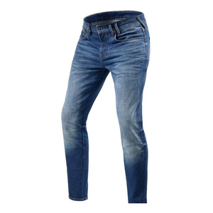 Spodnie jeansowe motocyklowe REVIT CARLIN SK MEDIUM BLUE USED niebieski