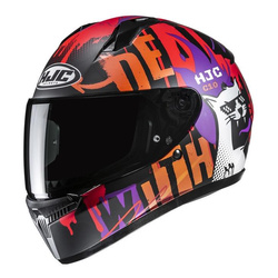 Kask integralny HJC C10 FOP BLACK/RED czarny czerwony