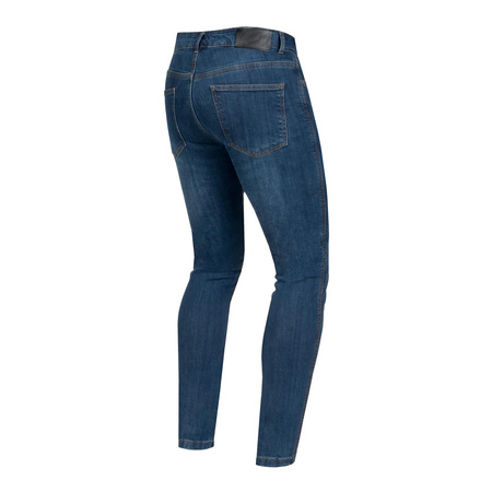 Jeansy motocyklowe OZONE STRIKER SLIM FIT sprany niebieski