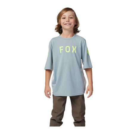 Koszulka na rower dziecięca FOX JUNIOR RANGER AVIATION GUNMETAL szary