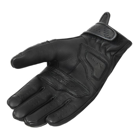 Damskie rękawice motocyklowe miejskie perforowane Rebelhorn THUG czarny
