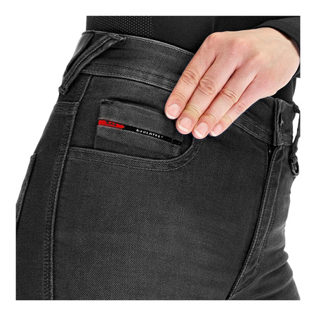 Spodnie jeans damskie SHIMA RIDGE LADY BLACK czarny