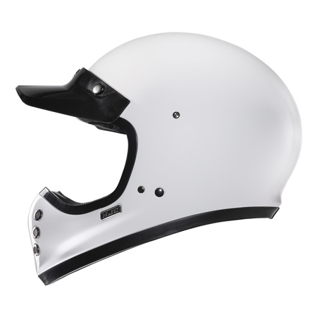 Kask motocyklowy integralny custom cruiser HJC V60 biały