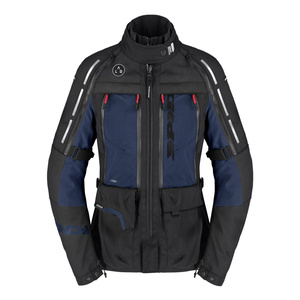 Kurtka motocyklowa tekstylna damska SPIDI 4 SEASON V3 LADY BLACK/BLUE czarny niebieski