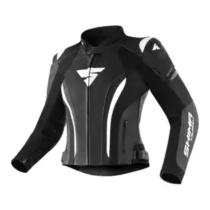 Damska kurtka motocyklowa skórzana sportowa Shima MIURA 2.0 czarny/biały