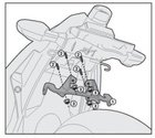 KAPPA ADAPTER DO ZAMONTOWANIA STELAŻA BOCZNEGO TE4108K BEZ UŻYCIA CENTRALNEGO KZ4108 - motocyklowy bagaż