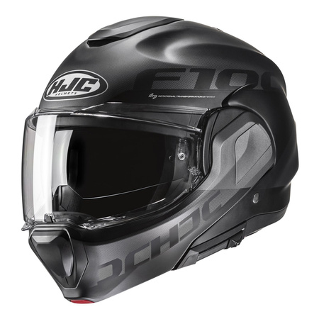Kask motocyklowy HJC F100 Hetal czarny
