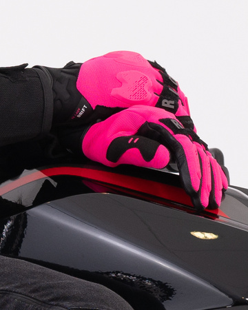 Damskie rękawice motocyklowe miejskie Shima DRIFT GLV różowy