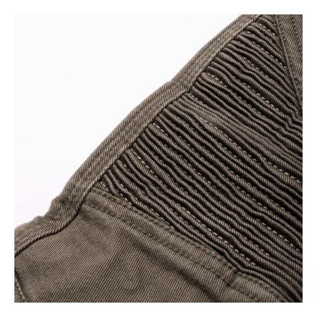Jeansy motocyklowe damskie Rebelhorn VANDAL TWILL oliwkowy
