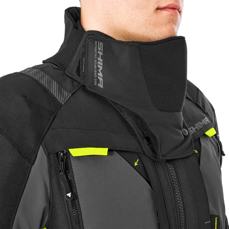 Kurtka motocyklowa tekstylna miejska Shima HERO 2.0 fluo