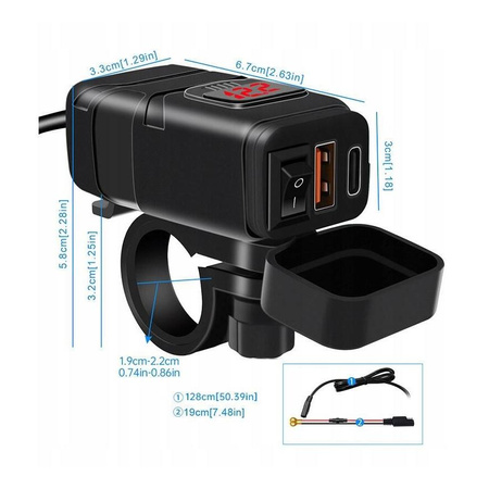 Ładowarka FREEDCONN MC1N-PD QC 3.0 FAST CHARGE