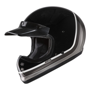 Kask motocyklowy integralny custom cruiser HJC V60 Scoby czarny/szary
