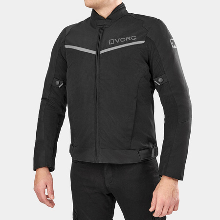 Kurtka motocyklowa VORG NANO BLACK czarny