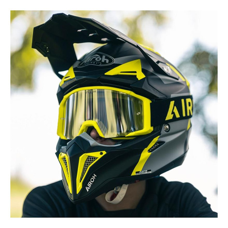 Gogle motocyklowe mx AIROH BLAST XR1 YELLOW MTT żółty