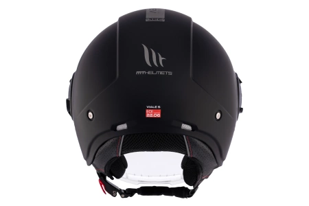 Kask motocyklowy MT VIALE SV S SOLID MATT BLACK czarny mat