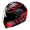 Kask motocyklowy integralny HJC C70N Holt czarny/czerwony