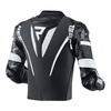 Kurtka motocyklowa skórzana sportowa/miejska Rebelhorn REBEL czarny-biały