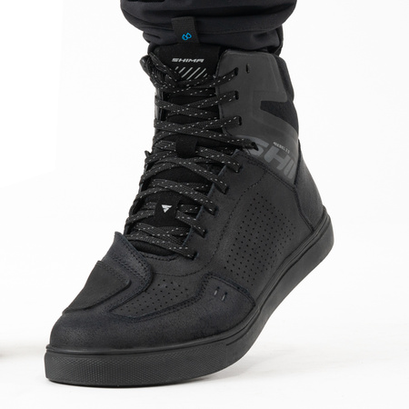 Damskie trampki/Buty motocyklowe Shima REBEL 2.0 WP czarny