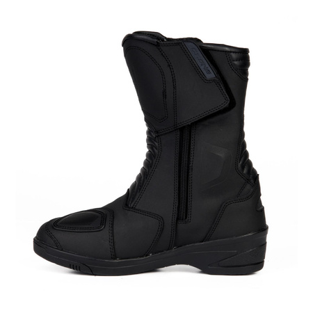 Damskie buty motocyklowe na obcasie OZONE RAPID HIGH HEEL matowy czarne