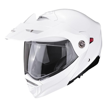 Kask motocyklowy SCORPION ADX-2 SOLID PEARL WHITE biały