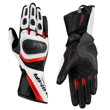 Damskie rękawice motocyklowe sportowe Shima MIURA GLOVES czerwony