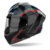 Kask motocyklowy AIROH MATRYX WIDE RED GLOSS czerwony szary czarny