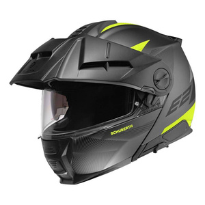 Kask motocyklowy SCHUBERTH E2 ECE DEFENDER YELLOW czarny szary żółty fluo