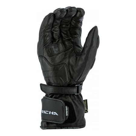 Rękawice motocyklowe RICHA STREET TOURING GORE-TEX BLACK czarny