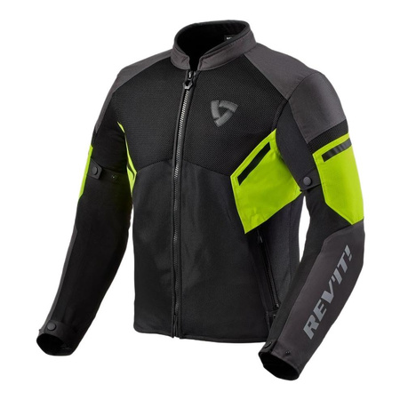Kurtka tekstylna REVIT GT-R AIR 3 BLACK/NEON YELLOW czarny żółty fluo