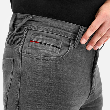Spodnie jeans SHIMA ZENITH GREY szary