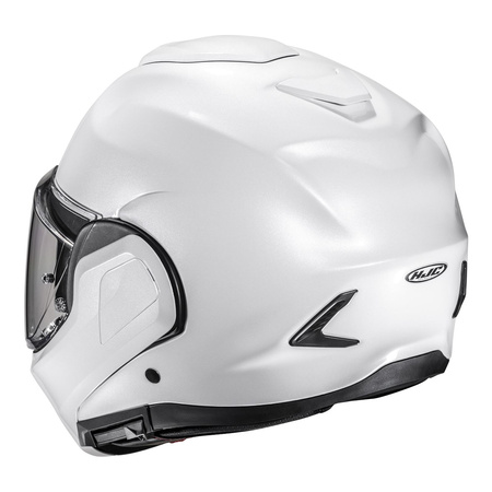 Kask motocyklowy HJC F100 Solid perłowy biały