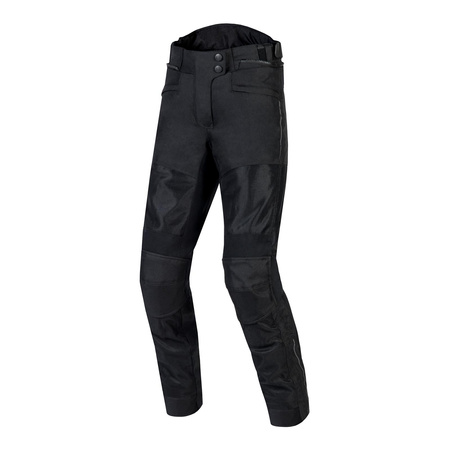 Damskie spodnie motocyklowe tekstylne OZONE FLOW czarne